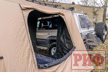 25 389 р. Стенки к автомобильной маркизе РИФ 2.5Х2.5 м Black Out РИФ rifan5306-2525c  с доставкой в г. Чебоксары. Увеличить фотографию 11