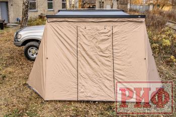 25 389 р. Стенки к автомобильной маркизе РИФ 2.5Х2.5 м Black Out РИФ rifan5306-2525c  с доставкой в г. Чебоксары. Увеличить фотографию 9