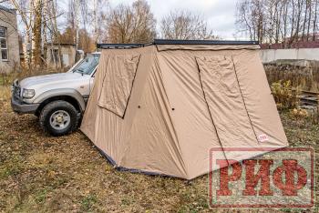 25 389 р. Стенки к автомобильной маркизе РИФ 2.5Х2.5 м Black Out РИФ rifan5306-2525c  с доставкой в г. Чебоксары. Увеличить фотографию 8