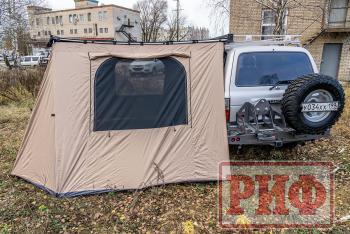 25 389 р. Стенки к автомобильной маркизе РИФ 2.5Х2.5 м Black Out РИФ rifan5306-2525c  с доставкой в г. Чебоксары. Увеличить фотографию 7