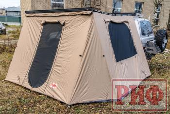25 389 р. Стенки к автомобильной маркизе РИФ 2.5Х2.5 м Black Out РИФ rifan5306-2525c  с доставкой в г. Чебоксары. Увеличить фотографию 6