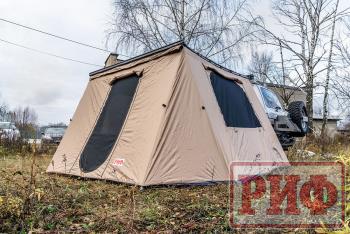25 389 р. Стенки к автомобильной маркизе РИФ 2.5Х2.5 м Black Out РИФ rifan5306-2525c  с доставкой в г. Чебоксары. Увеличить фотографию 3
