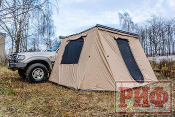 25 389 р. Стенки к автомобильной маркизе РИФ 2.5Х2.5 м Black Out РИФ rifan5306-2525c  с доставкой в г. Чебоксары. Увеличить фотографию 2
