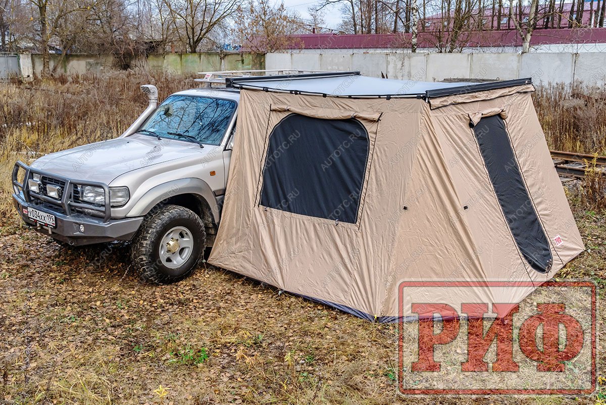 25 389 р. Стенки к автомобильной маркизе РИФ 2.5Х2.5 м Black Out РИФ rifan5306-2525c  с доставкой в г. Чебоксары