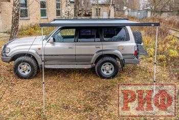 29 499 р. Маркиза автомобильная РИФ 2,13х2,5 м полуавтомат (винил) темно-серая РИФ rif5306-2025v  с доставкой в г. Чебоксары. Увеличить фотографию 21