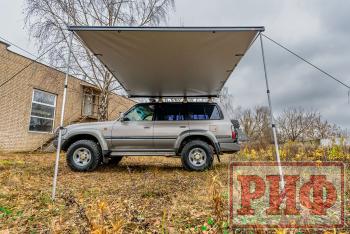 29 499 р. Маркиза автомобильная РИФ 2,13х2,5 м полуавтомат (винил) темно-серая РИФ rif5306-2025v  с доставкой в г. Чебоксары. Увеличить фотографию 18