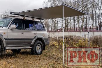 29 499 р. Маркиза автомобильная РИФ 2,13х2,5 м полуавтомат (винил) темно-серая РИФ rif5306-2025v  с доставкой в г. Чебоксары. Увеличить фотографию 6