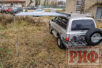 29 499 р. Маркиза автомобильная РИФ 2,13х2,5 м полуавтомат (винил) темно-серая РИФ rif5306-2025v  с доставкой в г. Чебоксары. Увеличить фотографию 31