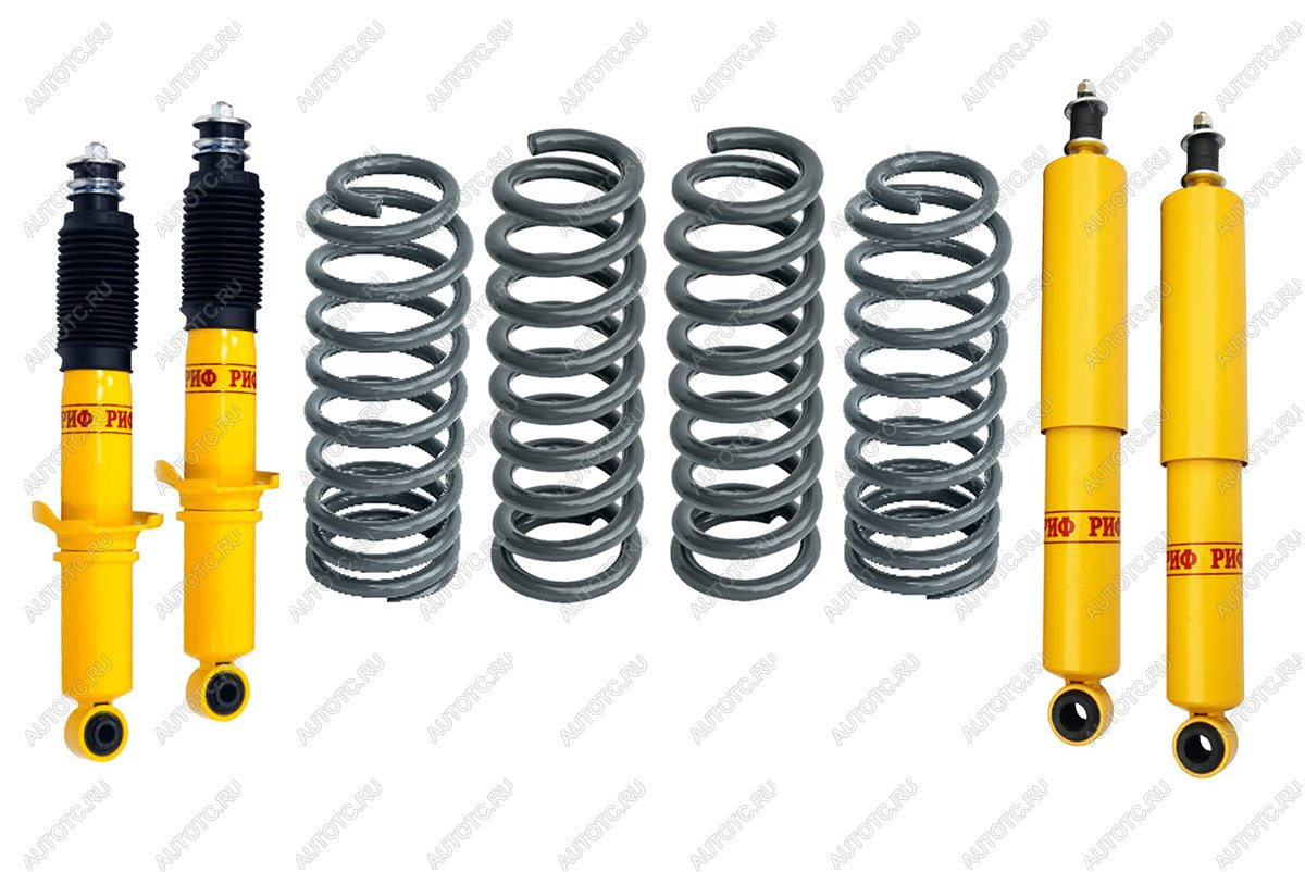 70 869 р. Лифт-комплект РИФ Toyota Land Cruiser Prado 95, 4Runner (кузов 185) 1996-2002 лифт 45 мм дизель  rif-4run-c  с доставкой в г. Чебоксары