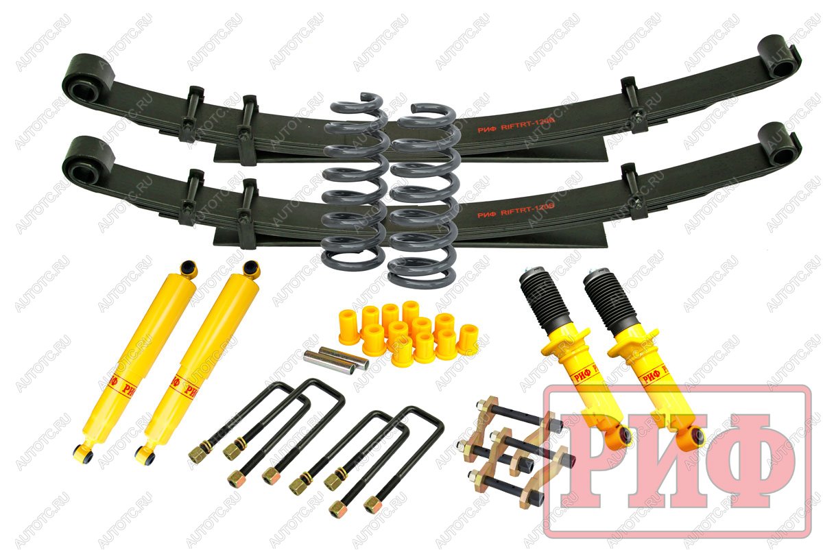 95 999 р. Лифт-комплект РИФ Mitsubishi L200 2015+, Fiat Fullback 2016+ мягкий лифт 40 мм  rif-tmq-b  с доставкой в г. Чебоксары