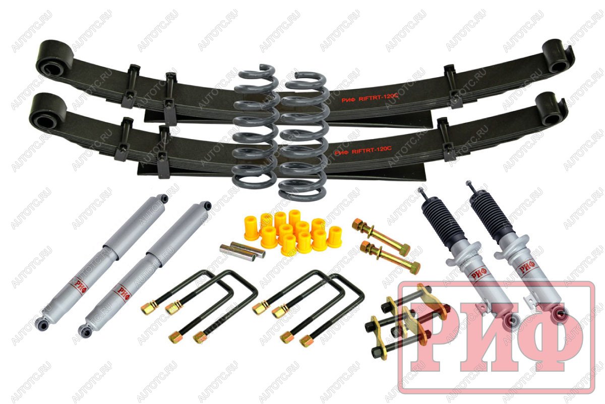 94 069 р. Лифт-комплект РИФ газовый Mitsubishi L200 2005-2015 лифт 40 мм жесткий  rif-trt-c-g  с доставкой в г. Чебоксары