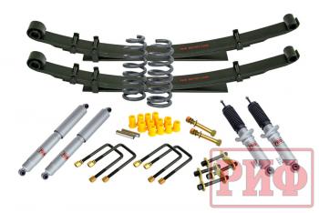 Лифт-комплект РИФ газовый Mitsubishi L200 2005-2015 лифт 40 мм средний  rif-trt-b-g