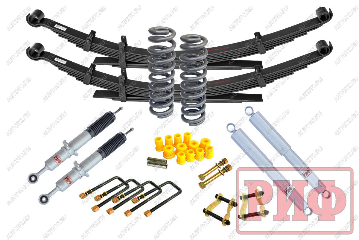 96 579 р. Лифт-комплект РИФ газовый Toyota Hilux 2005-2014, Sollers ST6, Jac T6 лифт 30 мм мягкий  rif-vig-a-g  с доставкой в г. Чебоксары