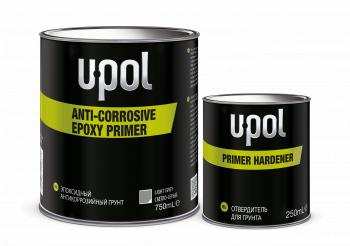Грунт эпоксидный антикоррозийный RAPTOR с отвердителем (0,75 л + 0,25 л) U-POL  rep1