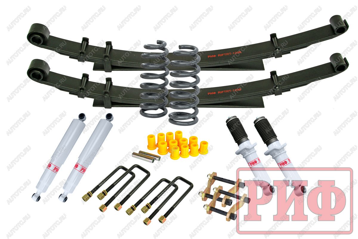 92 359 р. Лифт-комплект РИФ газовый Mitsubishi L200 2015+, Fiat Fullback 2016+ мягкий лифт 40 мм  rif-tmq-b-g  с доставкой в г. Чебоксары