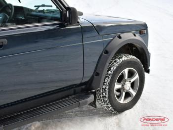 8 799 р. Расширители колёсных арок ВАЗ НИВА 4X4 URBAN 3D (передние 70 мм, задние 70 мм)  ткн-21u  с доставкой в г. Чебоксары. Увеличить фотографию 3