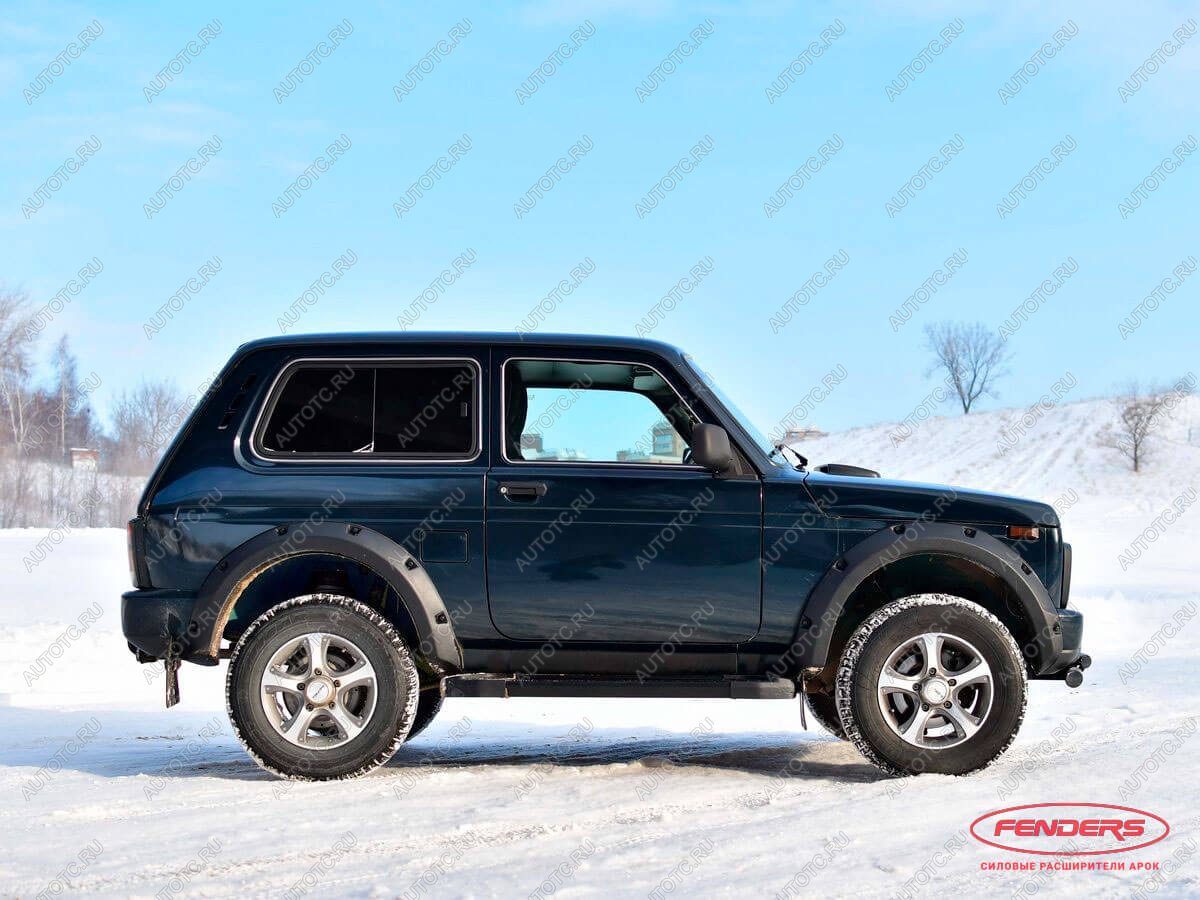 8 799 р. Расширители колёсных арок ВАЗ НИВА 4X4 URBAN 3D (передние 70 мм, задние 70 мм)  ткн-21u  с доставкой в г. Чебоксары
