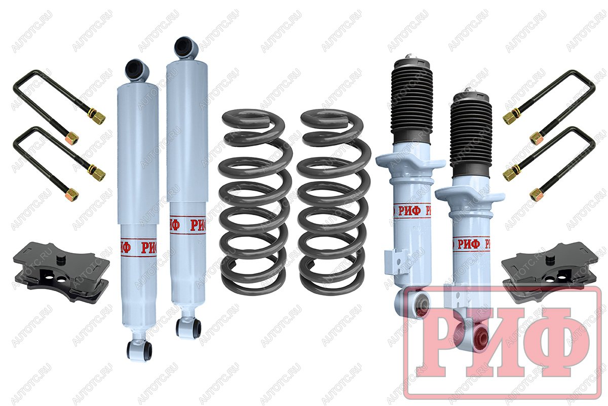 47 759 р. Лифт-комплект РИФ лайт газовый Mitsubishi L200 2015+, Fiat Fullback 2016+ лифт 40 мм  rif-tmq-b-g-lite  с доставкой в г. Чебоксары