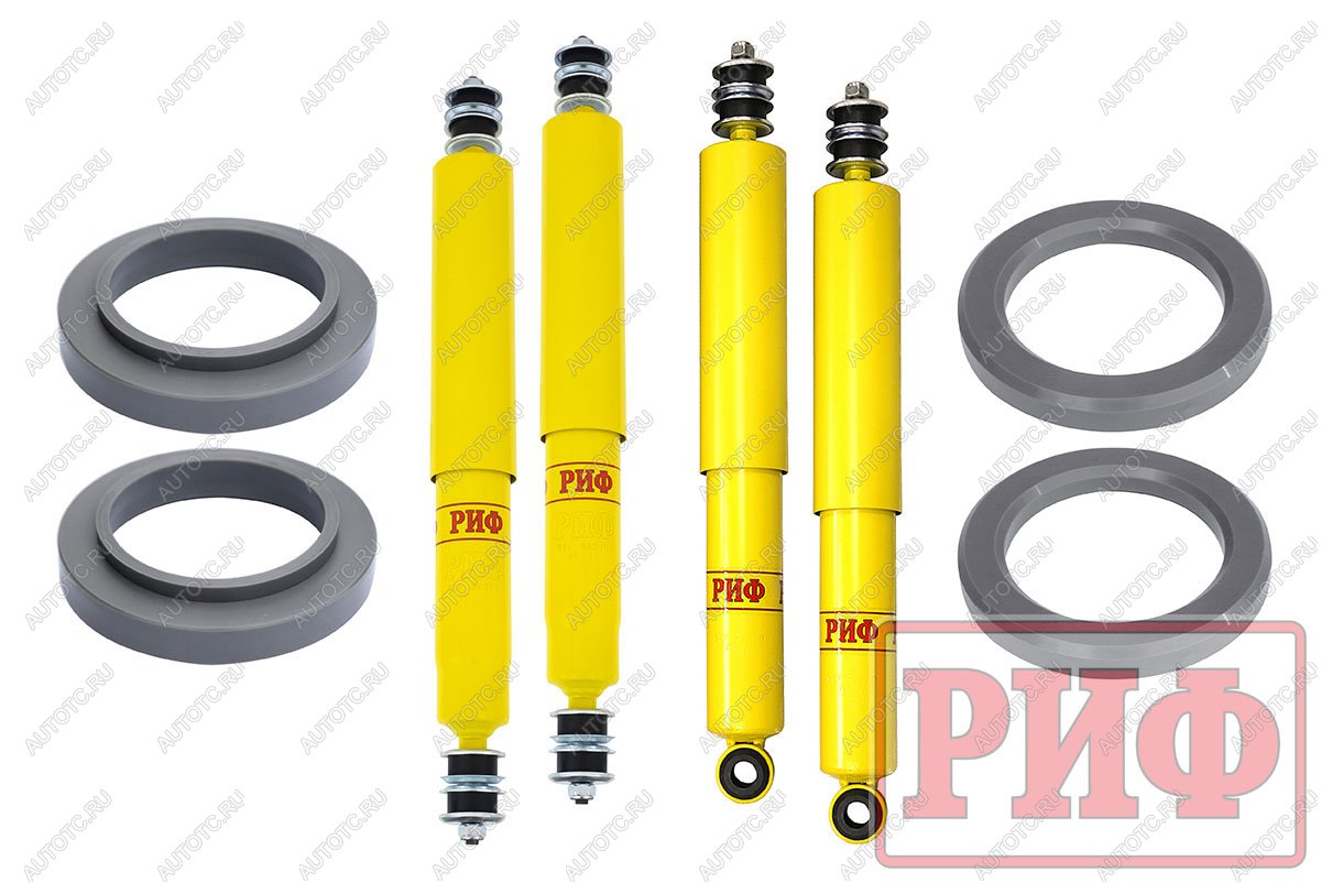 36 949 р. Лифт-комплект РИФ лайт для Toyota Land Cruiser 80105 лифт 20 мм  rif-tlc80-a-lite  с доставкой в г. Чебоксары
