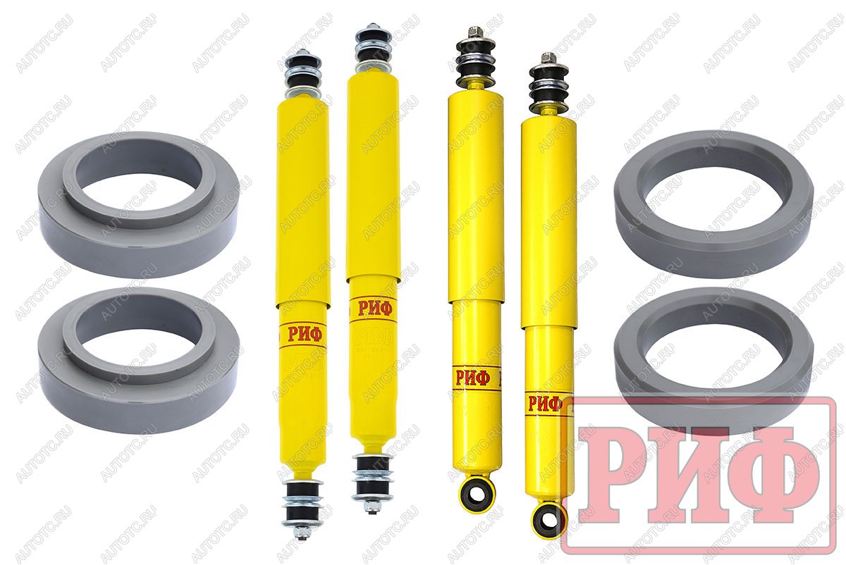 38 459 р. Лифт-комплект РИФ лайт для Toyota Land Cruiser 80105 лифт 30 мм  rif-tlc80-b-lite  с доставкой в г. Чебоксары
