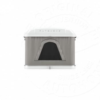 360 989 р. Палатка на крышу автомобиля AUTOHOME MAGGIOLINA AIRLANDER PLUS SMALL GRAY X-LONG, серый тент, лестница 215 мм  mpg09-xl  с доставкой в г. Чебоксары. Увеличить фотографию 2