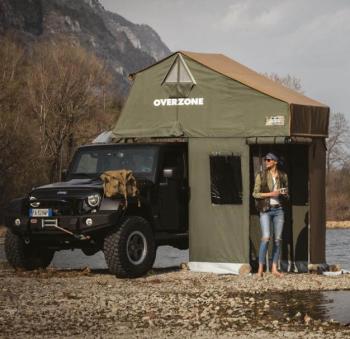 85 039 р. Тамбур к палатке AUTOHOME OVERZONE SMALL STANDARD, тент песочный, высота 220 см  oz05a-3s  с доставкой в г. Чебоксары. Увеличить фотографию 2