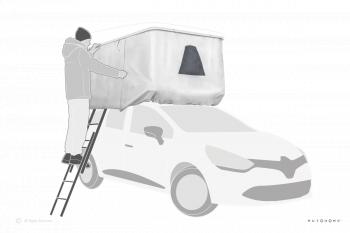 21 429 р. Тент внешний для автопалатки AUTOHOME MAGGIOLINA AIRLANDER PLUS SMALL  m10as-xl  с доставкой в г. Чебоксары. Увеличить фотографию 2