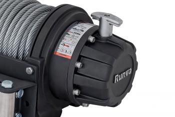 202 299 р. Лебёдка электрическая 24V Runva 25000 lbs влагозащищенная, стальной трос  ewb25000s24v  с доставкой в г. Чебоксары. Увеличить фотографию 3