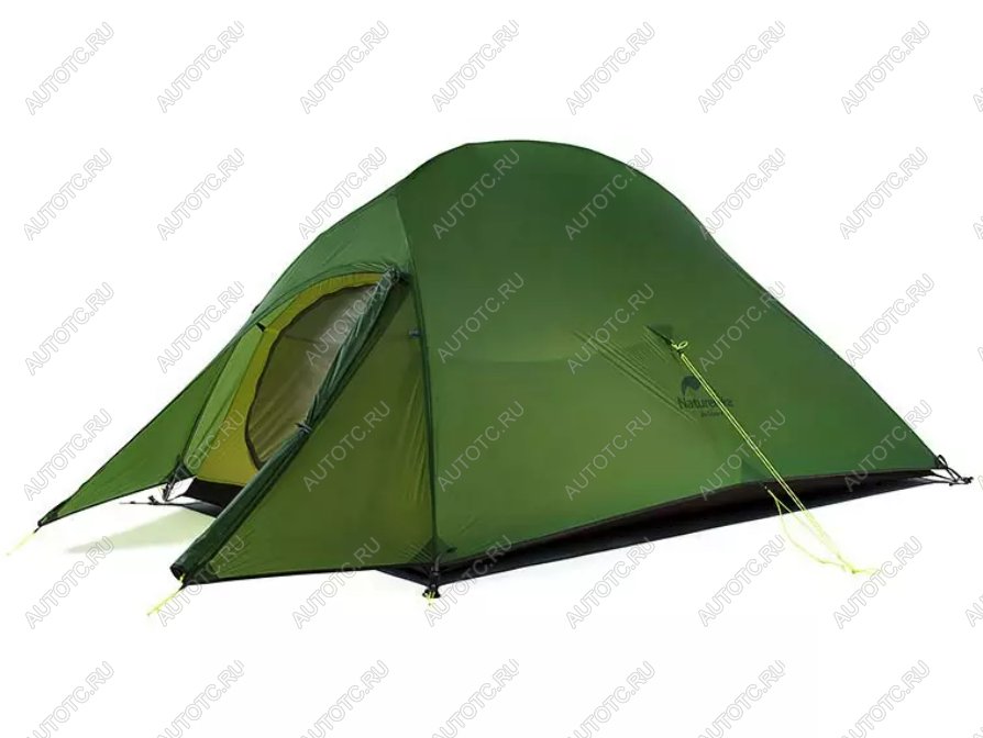 4 549 р. Палатка Naturehike Cloud Up 2-местная, алюминиевый каркас, темно-зеленый (уценка)  nh17t001-t-tbgr_u  с доставкой в г. Чебоксары