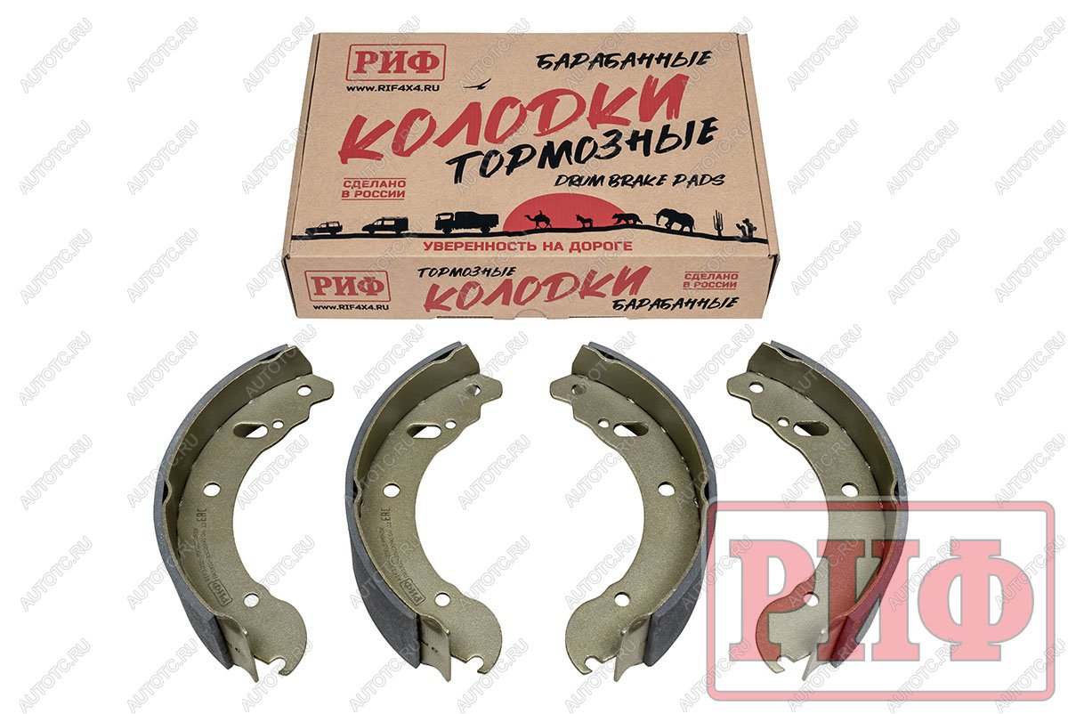 1 689 р. Колодки тормозные задние РИФ для ГАЗ Соболь (3302-3502090)  rif3302-3502090rdp  с доставкой в г. Чебоксары