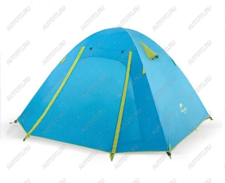 10 499 р. Палатка Naturehike P-Series 3-местная, алюминиевый каркас, голубая  nh18z033-p-3sbl  с доставкой в г. Чебоксары