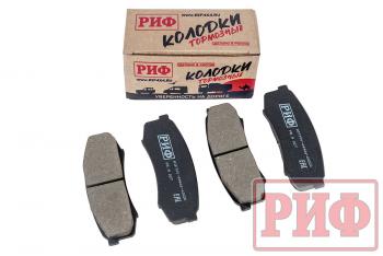 Колодки тормозные задние РИФ Toyota LC 105,120, Mitsubishi Pajero 3, 4 OEM 04466-60020, 04466-60010 , 4605A448  riftoy-04466-60020