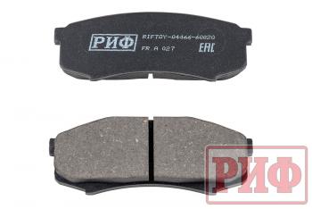1 039 р. Колодки тормозные задние РИФ Toyota LC 105,120, Mitsubishi Pajero 3, 4 OEM 04466-60020, 04466-60010 , 4605A448  riftoy-04466-60020  с доставкой в г. Чебоксары. Увеличить фотографию 3