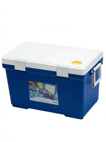 11 639 р. Термобокс IRIS Cooler Box CL-45, 45 литров, синийбелый  cl45  с доставкой в г. Чебоксары. Увеличить фотографию 2