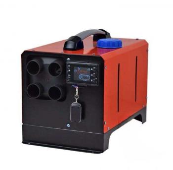 Отопитель автономный воздушный (переносной) 5kW12V 4 выхода, металл. корпус (КРАСНЫЙ), дизель  6125