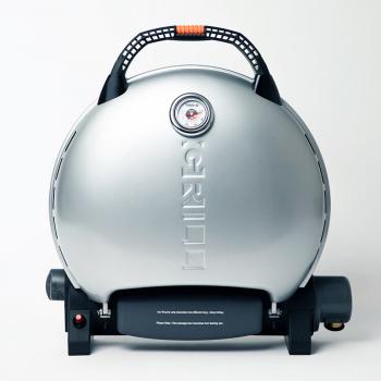 Гриль газовый O-GRILL 700T bicolor черный-серебристый (в комплекте адаптер тип А)  700t_silver