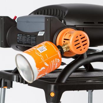 47 899 р. Гриль газовый O-GRILL 700T bicolor черный-серебристый (в комплекте адаптер тип А)  700t_silver  с доставкой в г. Чебоксары. Увеличить фотографию 11