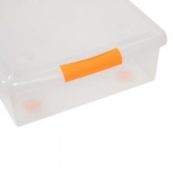1 669 р. Короб для хранения IRIS THIN BOX 34л, прозрачный  ug-725  с доставкой в г. Чебоксары. Увеличить фотографию 7