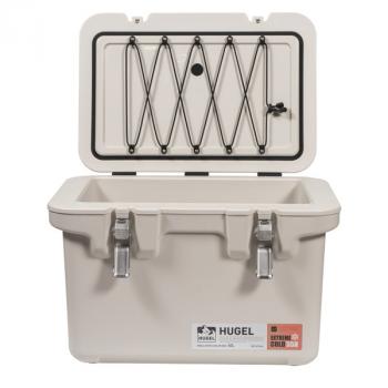 18 169 р. Термобокс IRIS HUGEL VACUUM COOLER BOX TC-40 Бежевый, 40 литров (45 часов)  tc-40w  с доставкой в г. Чебоксары. Увеличить фотографию 2