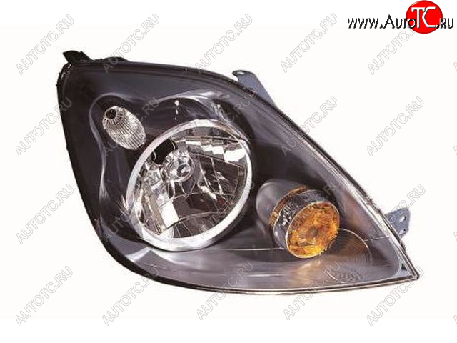 8 249 р. Правая фара (c электрокорректором) DEPO Ford Fiesta 5 хэтчбэк 5 дв. рестайлинг (2005-2008)  с доставкой в г. Чебоксары