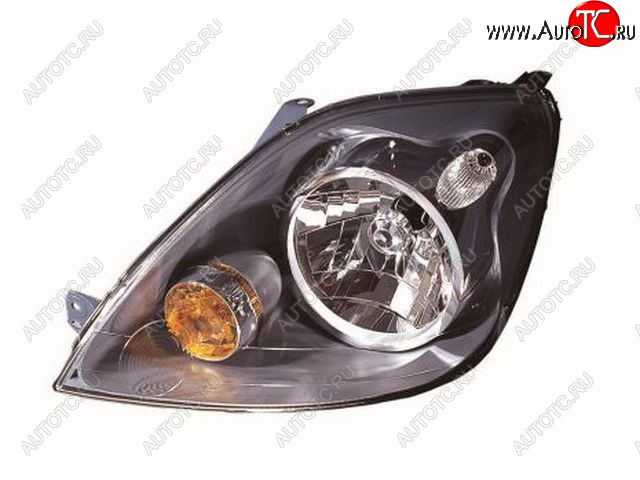 8 249 р. Левая фара (c электрокорректором) DEPO Ford Fiesta 5 хэтчбэк 5 дв. рестайлинг (2005-2008)  с доставкой в г. Чебоксары