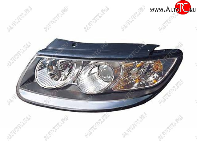 13 799 р. Левая фара (корректор) DEPO Hyundai Santa Fe CM рестайлинг (2009-2012)  с доставкой в г. Чебоксары