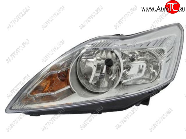8 999 р. Левая фара (c электрокорректором) DEPO Ford Focus 2 седан рестайлинг (2007-2011)  с доставкой в г. Чебоксары