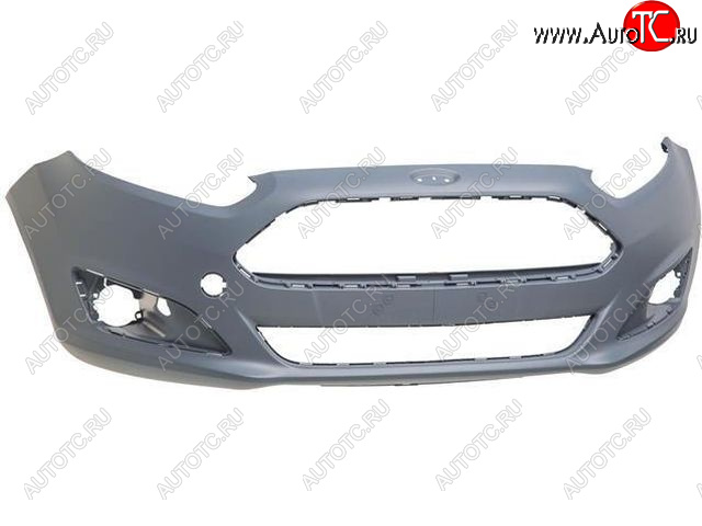 4 099 р. Передний бампер BODYPARTS Ford Fiesta 6 седан рестайлинг (2012-2019) (неокрашенный)  с доставкой в г. Чебоксары
