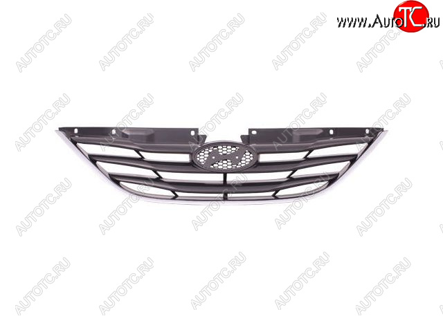 2 199 р. Решетка радиатора (пр-во Китай) BODYPARTS Hyundai Sonata YF (2009-2014) (хром)  с доставкой в г. Чебоксары