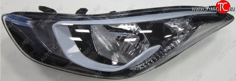 5 899 р. Левая фара (корректор) BODYPARTS Hyundai Elantra MD рестайлинг (2013-2016)  с доставкой в г. Чебоксары