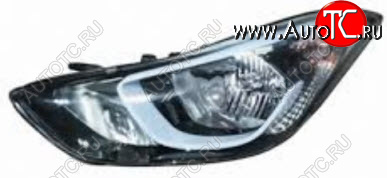 11 699 р. Левая фара (под корректор) DEPO Hyundai Elantra MD рестайлинг (2013-2016)  с доставкой в г. Чебоксары