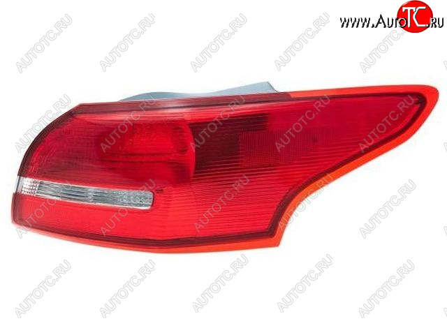 3 399 р. Правый фонарь DEPO Ford Focus 3 седан рестайлинг (2014-2019)  с доставкой в г. Чебоксары