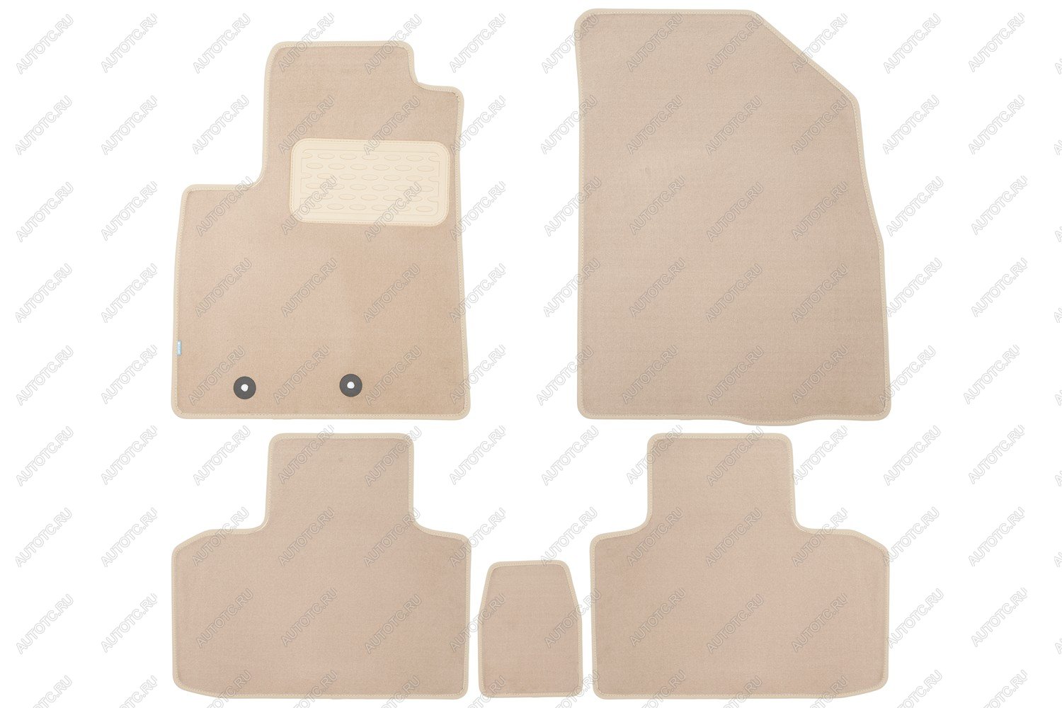4 499 р. Коврики в салон Klever Premium DONG FENG Shine MAX 2022- сед., 5шт. (текстиль, бежевые)  Донг Фенг Шайн Макс  ДонгФенг Шайн Макс Klever klever0409600822112kh  с доставкой в г. Чебоксары