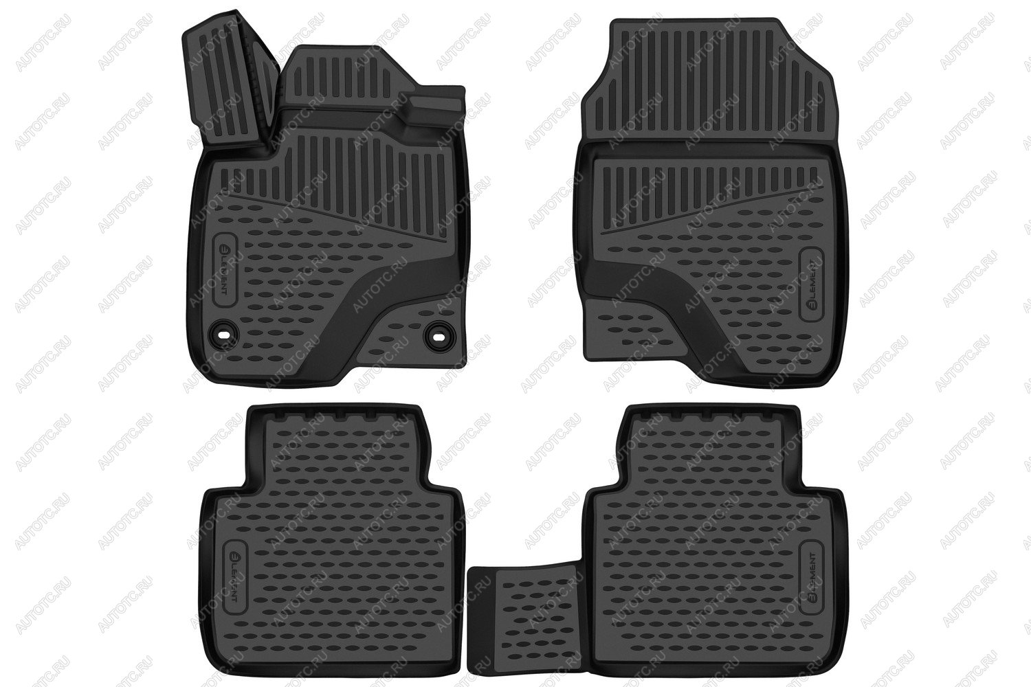2 679 р. Коврики 3D в салон Element  Honda ZR-V  1 (2022-2025) (черные)  с доставкой в г. Чебоксары